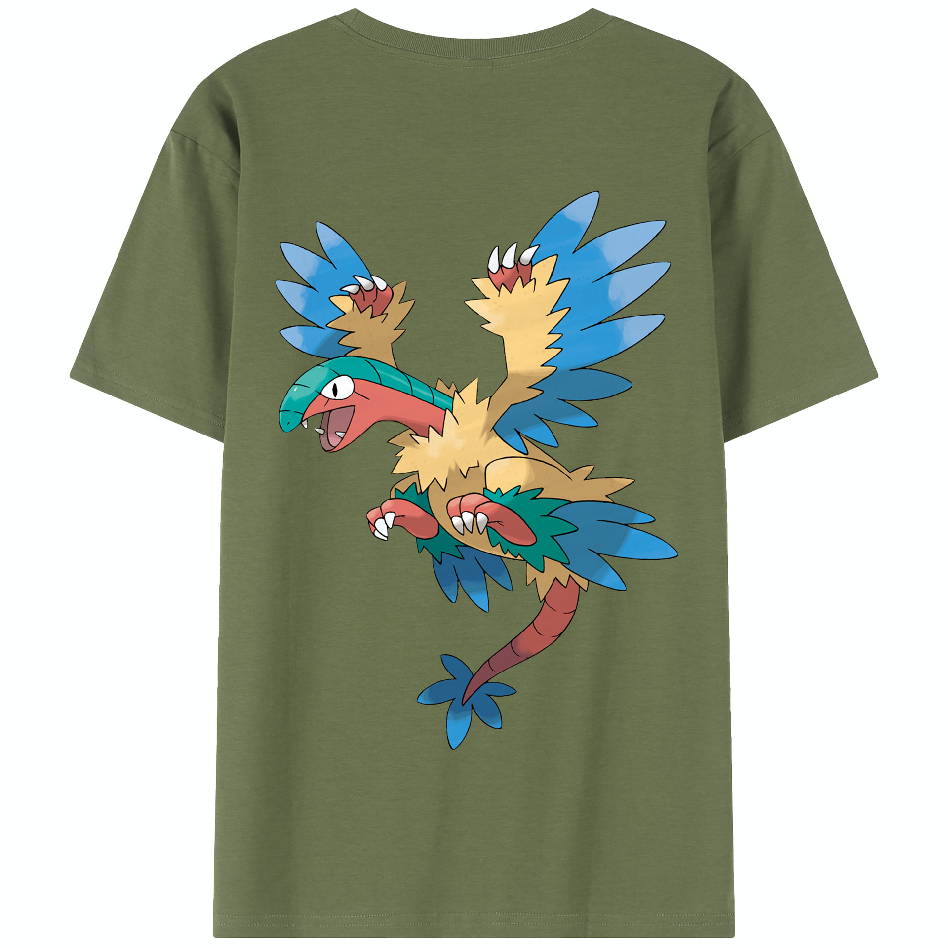 （画像用） ポケットモンスター Pokémon 綿100％半袖Tシャツ（背面プリント）